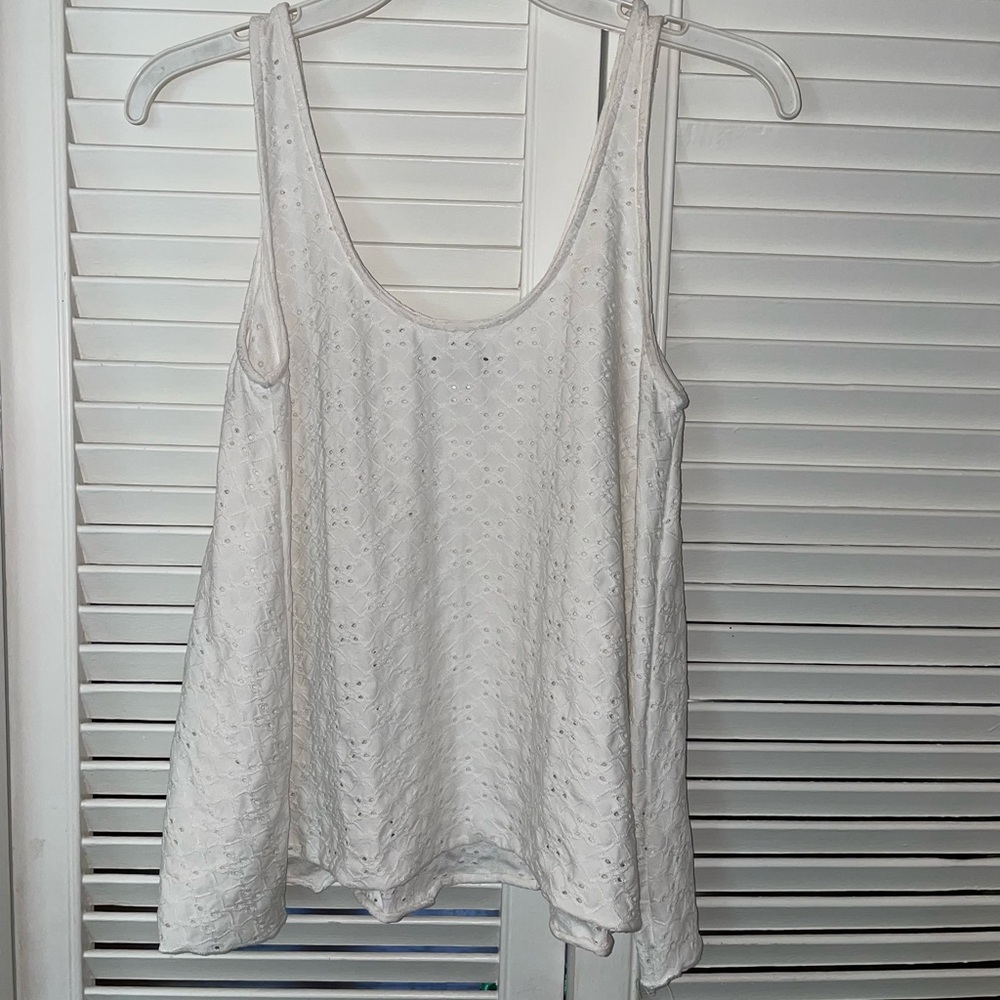 White tank top
